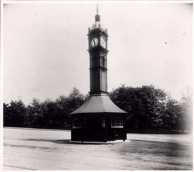 Oakwood Clock, Made by Potts & Sons, Originally in Kirkgate Market Hall, Leeds, 1914 by English Photographer